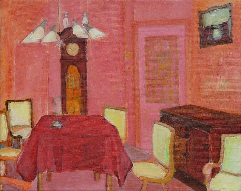 ouderlijk huis hengelvelde, acryl op doek, 20x30, 2011